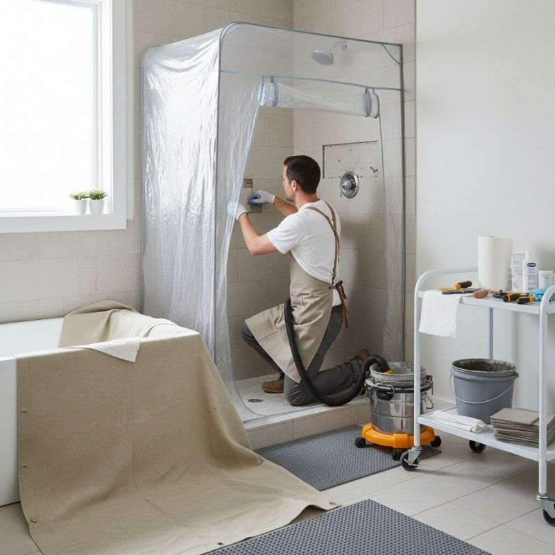 Shower Tile Regrouting